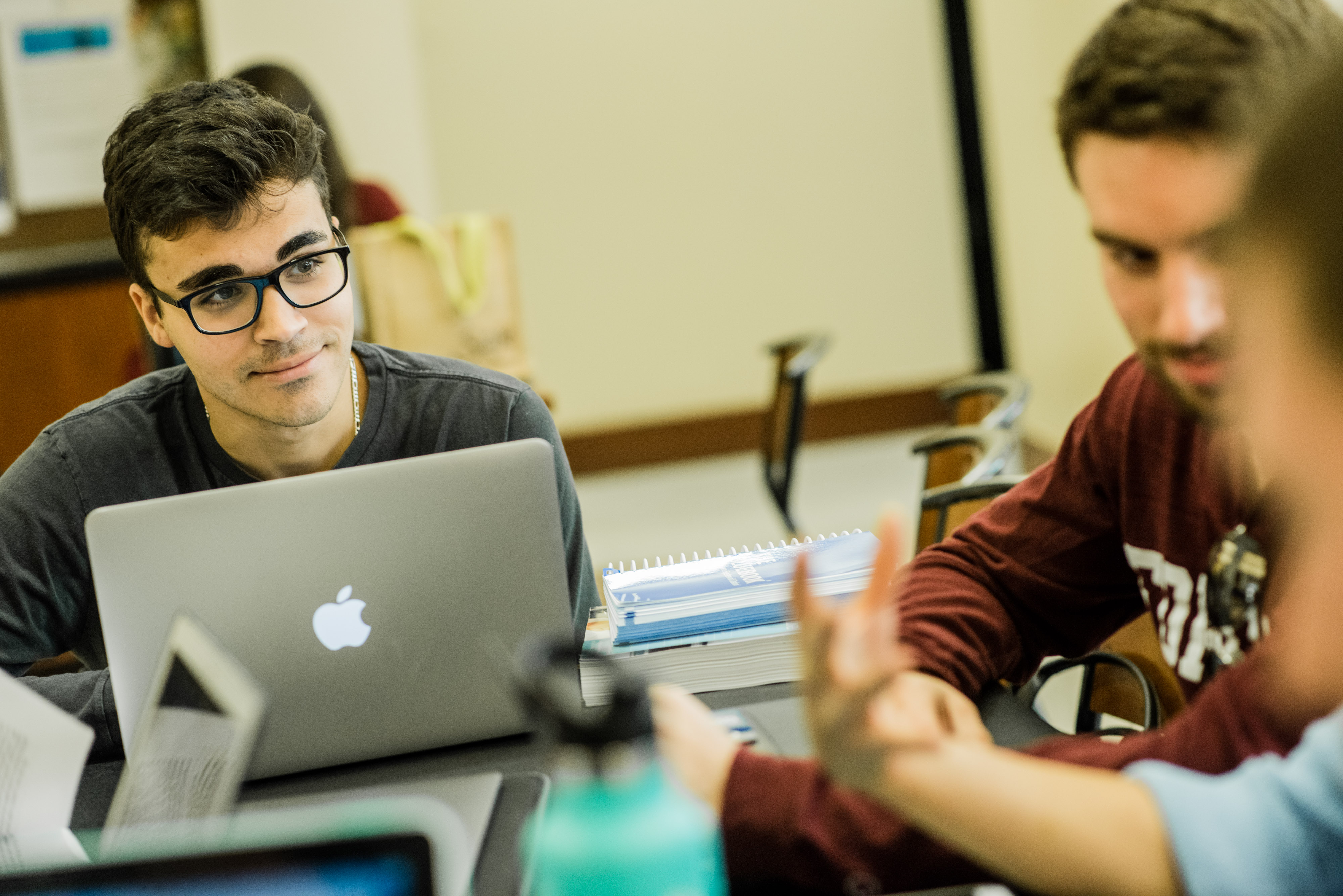 Students in law library