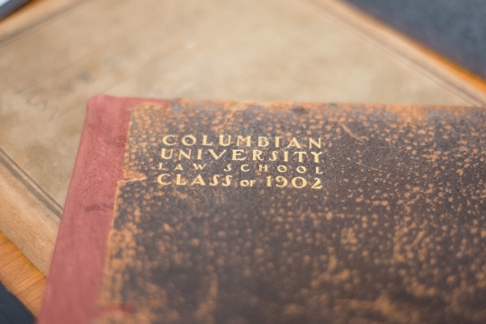 Yearbook entitled "Columbian University Law School Class of 1902"