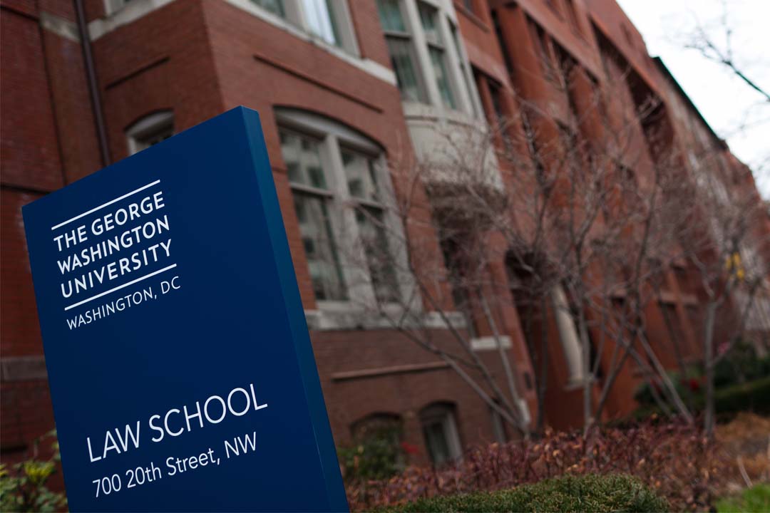 Law school street sign
