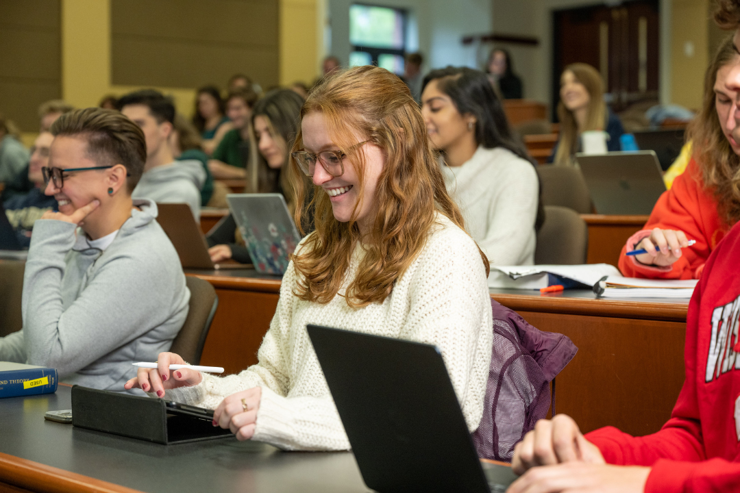 students in a classroom setting