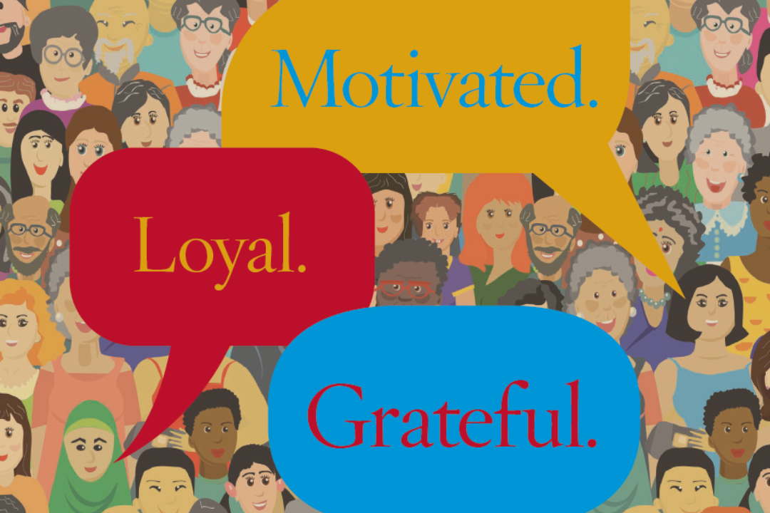 Motivated. Loyal. Grateful.