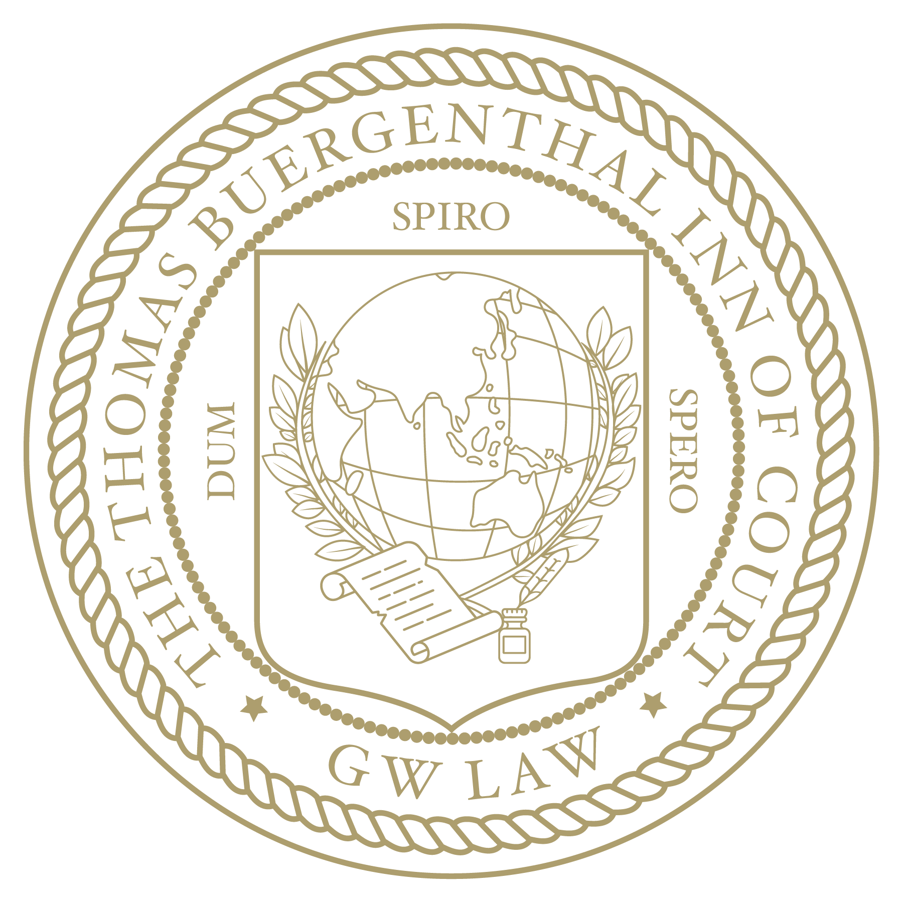 The Thomas Buergenthal Inn of Court seal