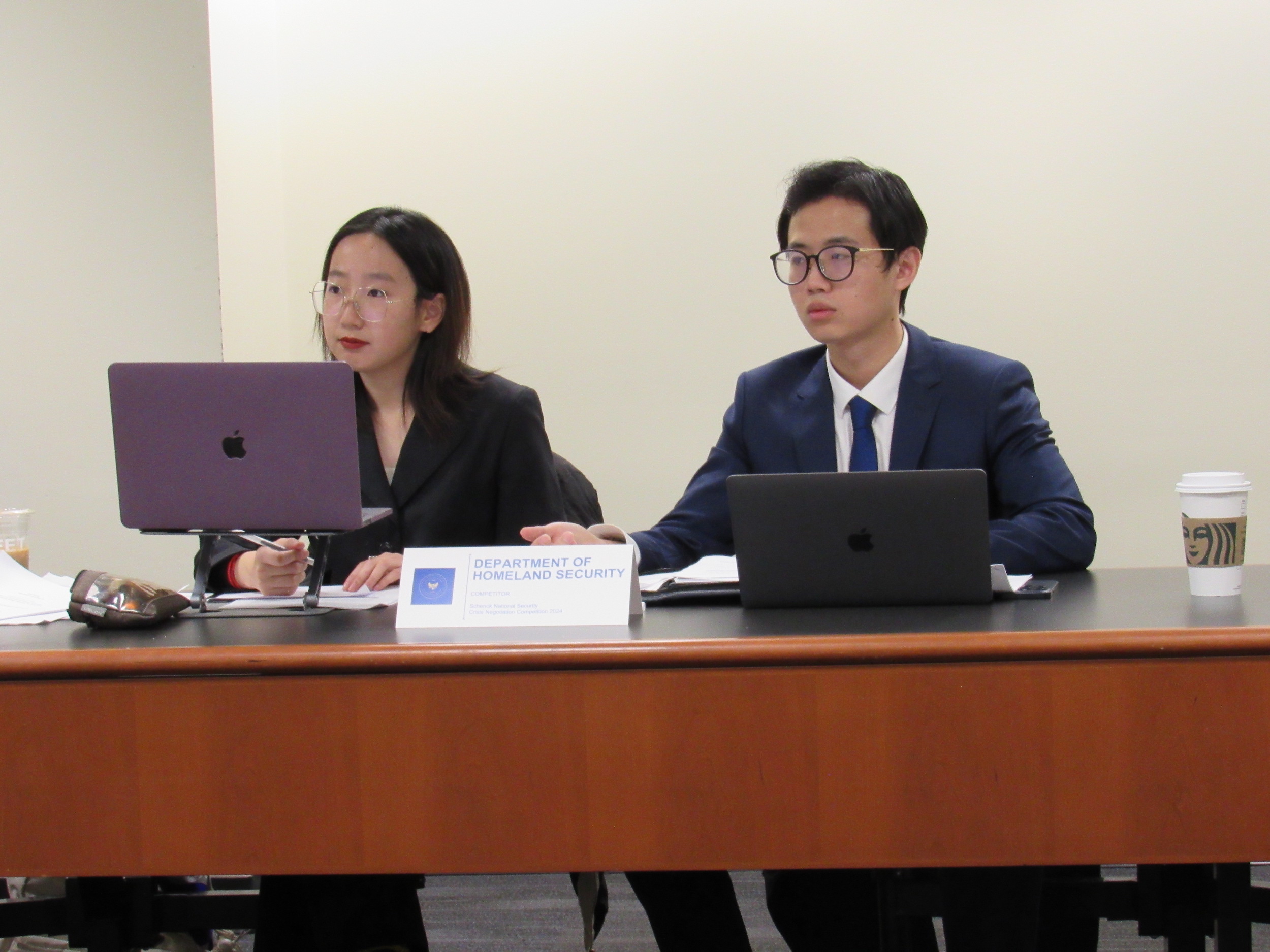 Schenck Competition Students listening in the competition