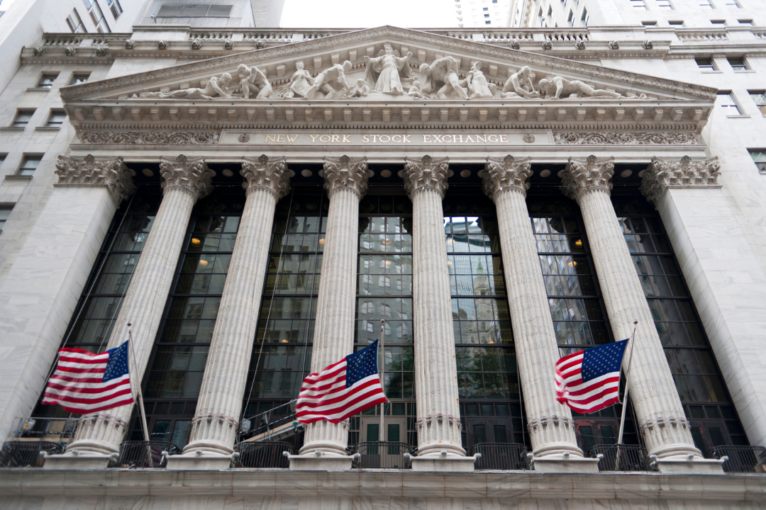 A picture of the New York exchange building
