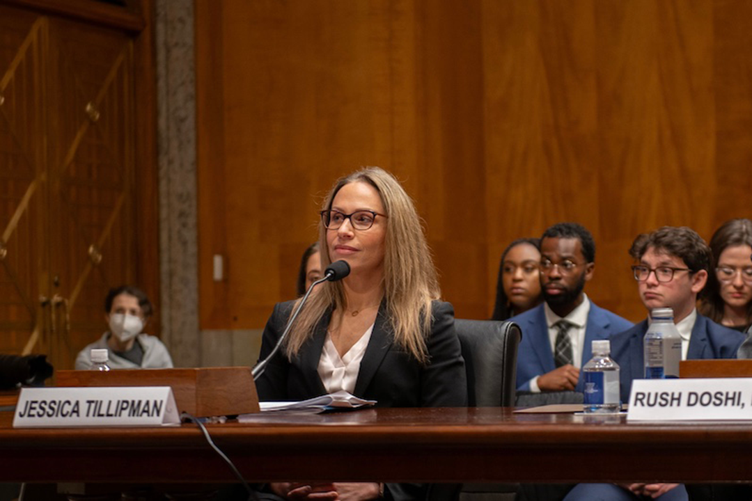 Jessica Tillipman testifying 