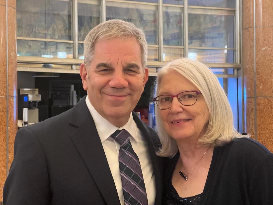 Larry Goldberg and Irene Bowen