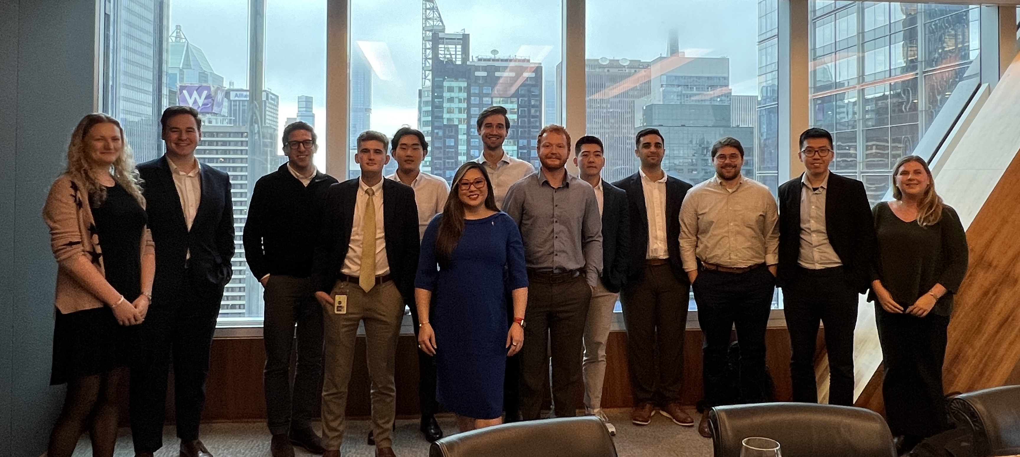 Group of students in the GWNY program.