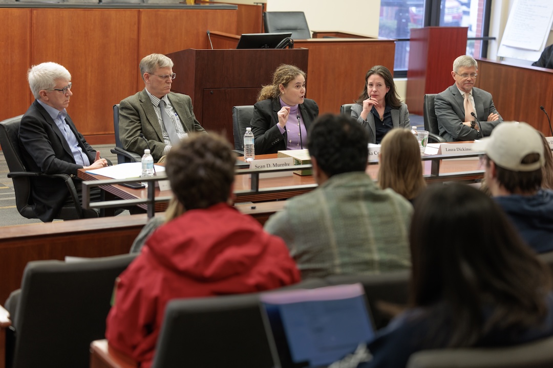 GW Law faculty participate in a panel on the US Intervention in Venezuela