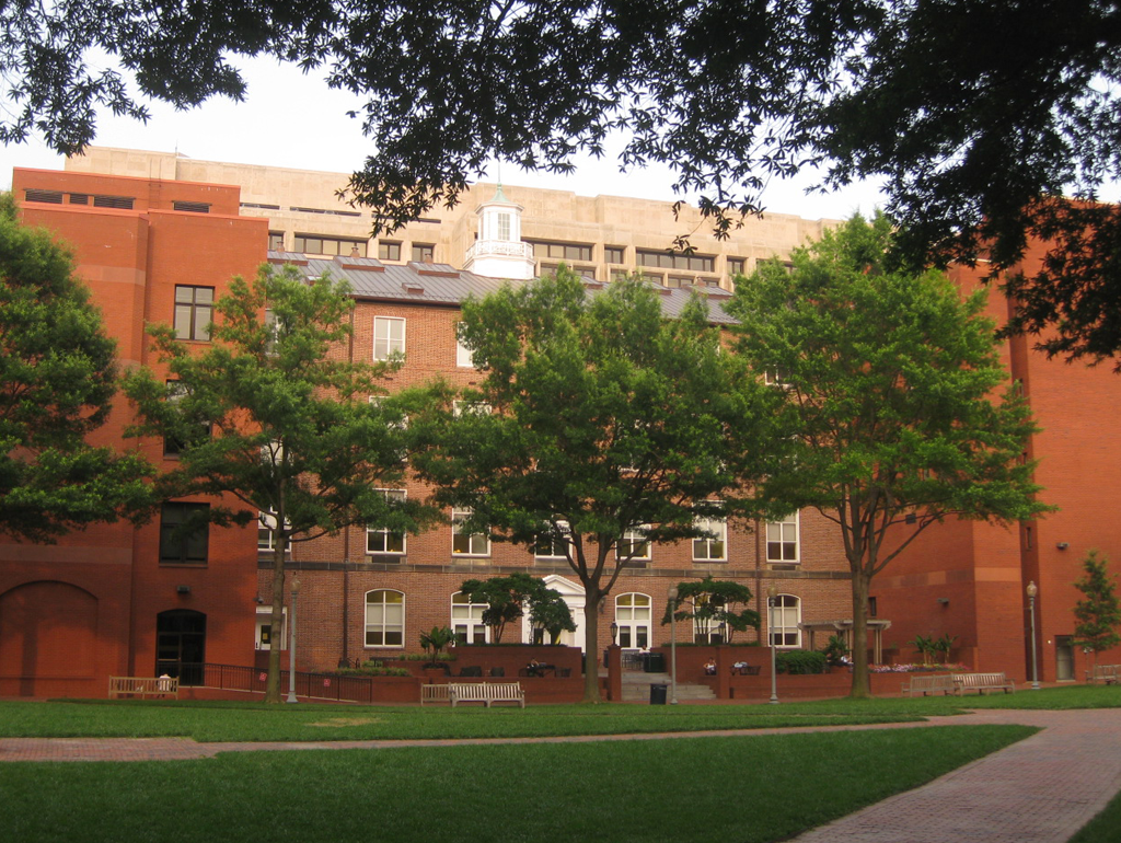 Quad photo of Stockton Hall