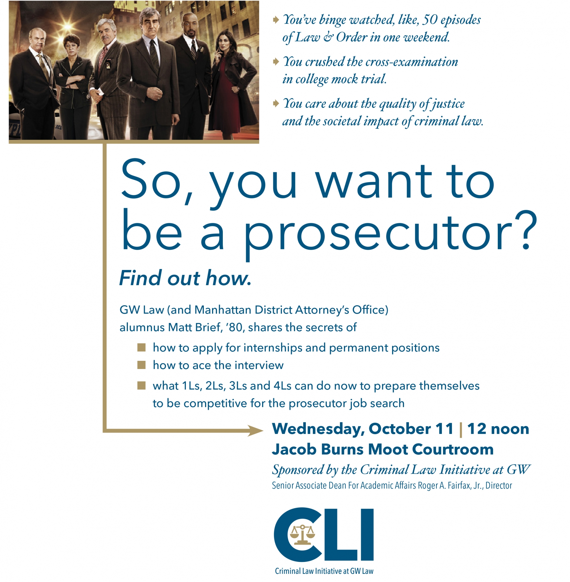 So You Want to Be a Prosecutor?
