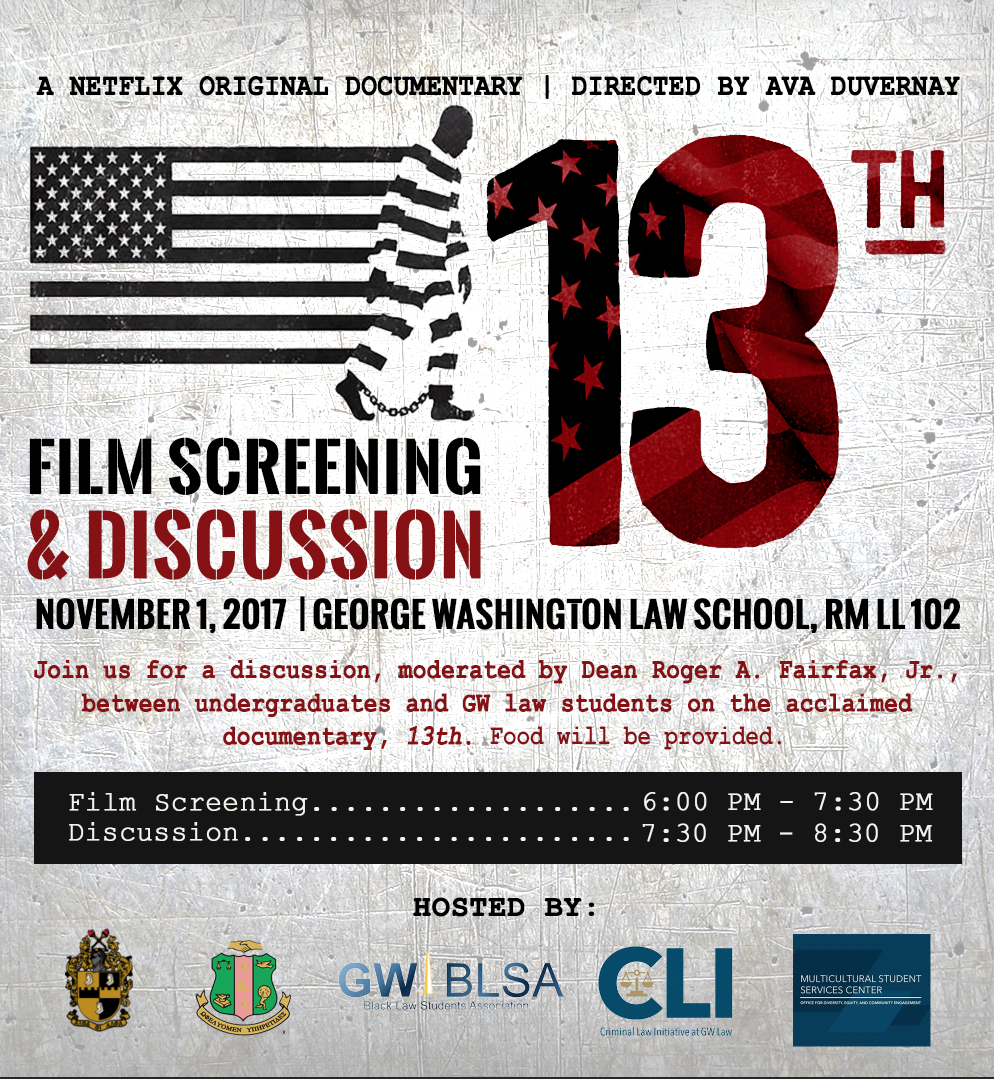 13th Event Flyer