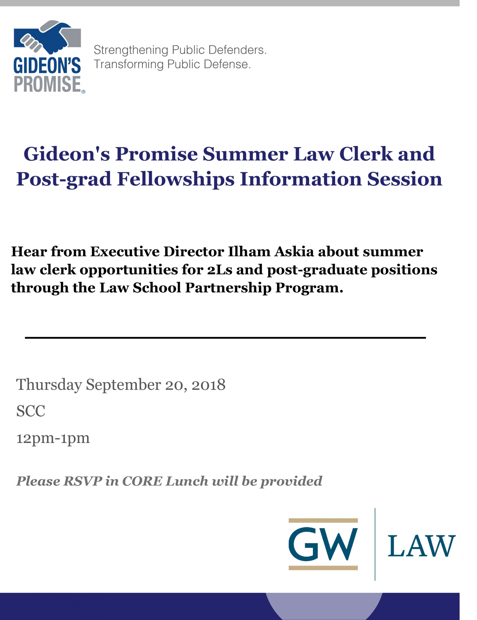 Gideon's Promise Flyer