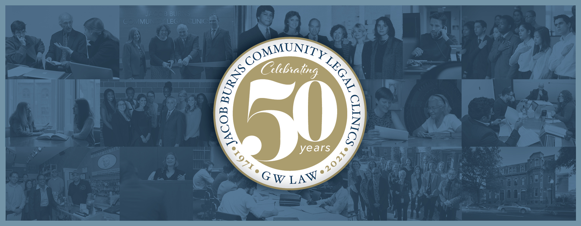 Clinics 50th Anniversary logo