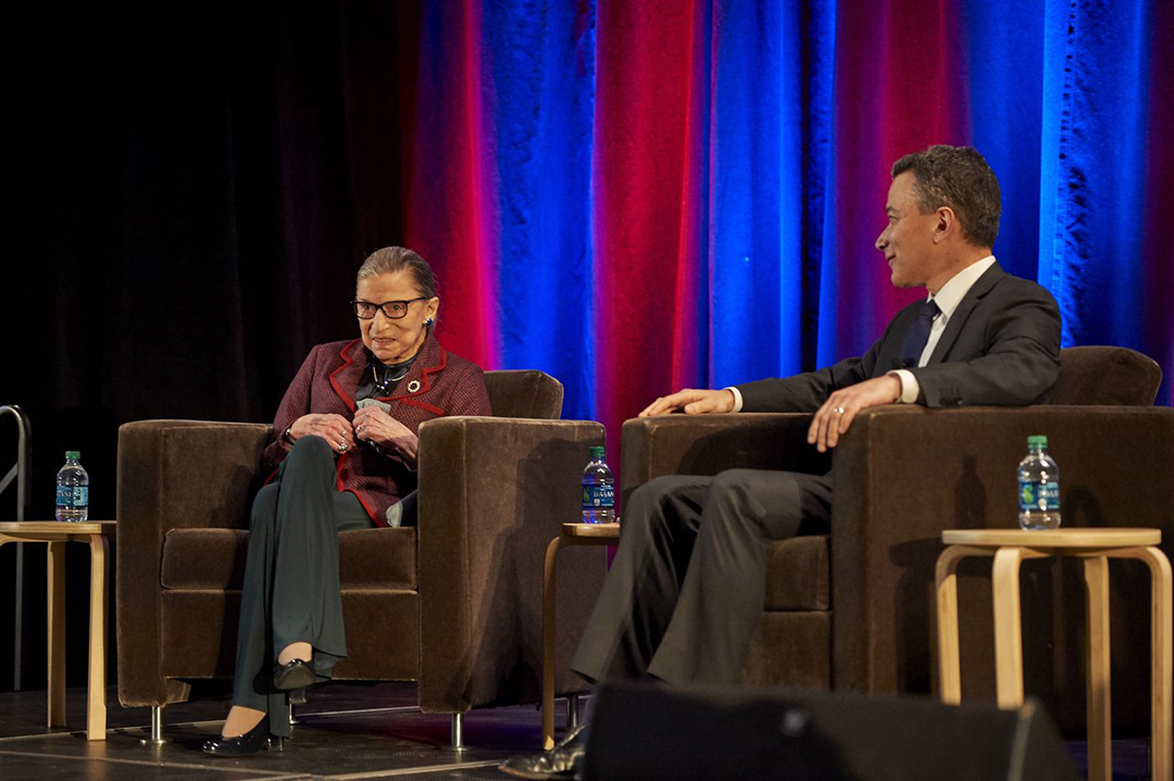 Ruth Bader Ginsburg with Jeffrey Rosen