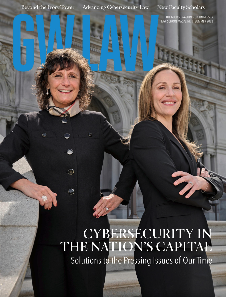 Cover of GW Law Magazine Summer 2022