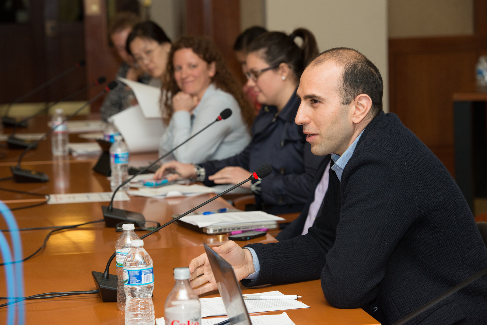 Man talking at Net Neutrality and Global Internet Freedom Conference