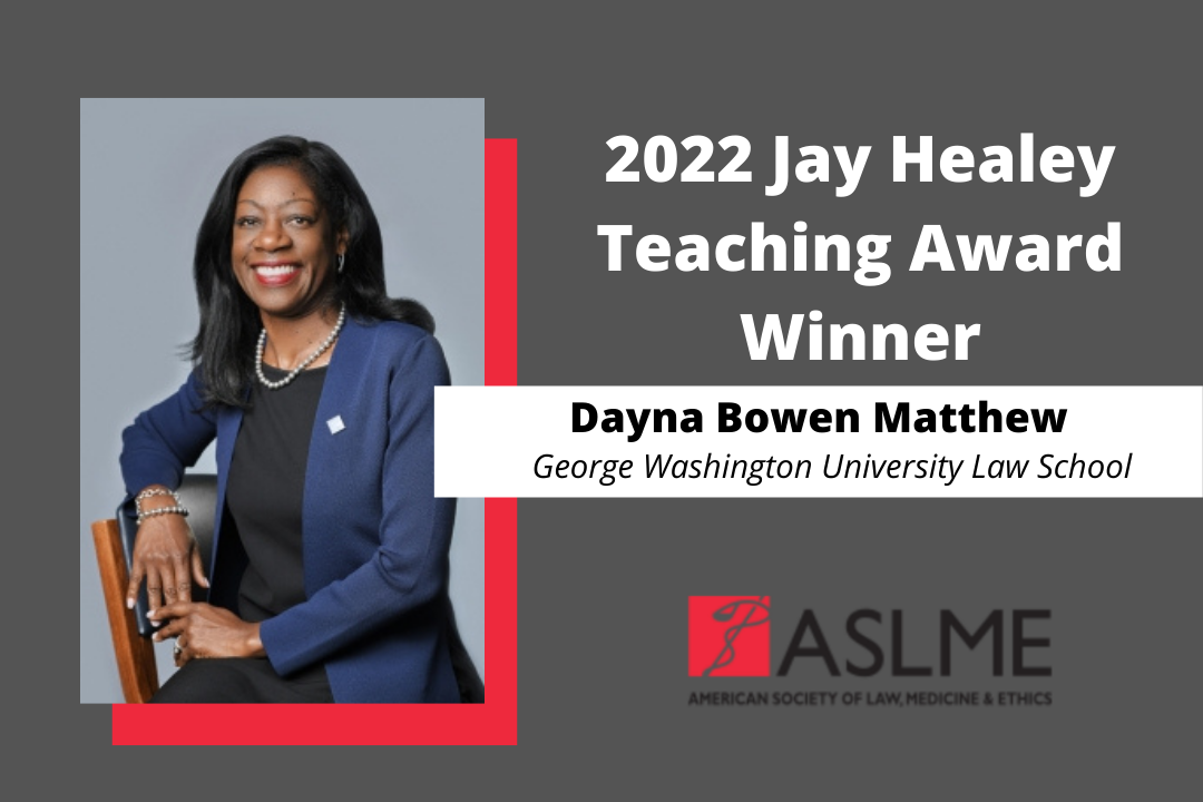 2022 Jay Healey Teaching Award Winner