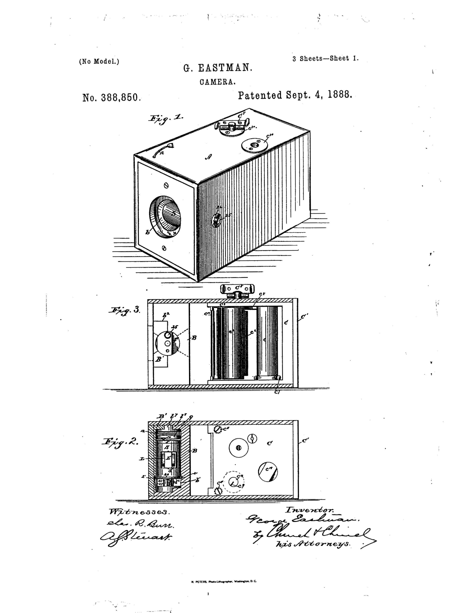 Camera patent