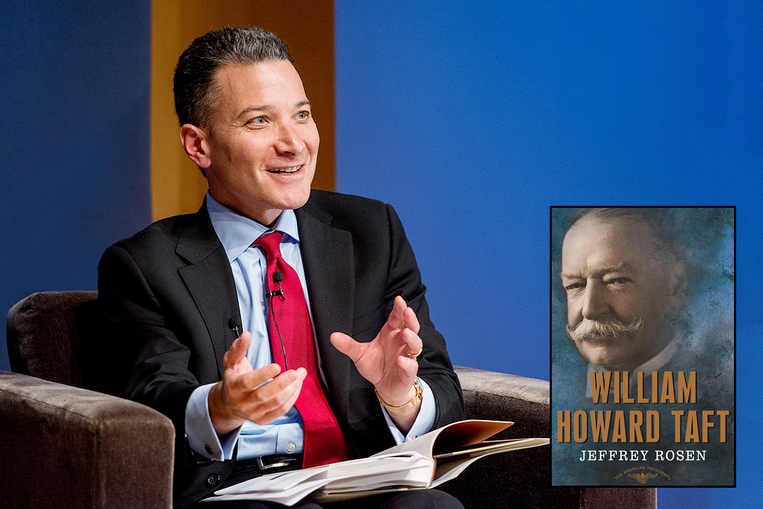 Jeffrey Rosen with book