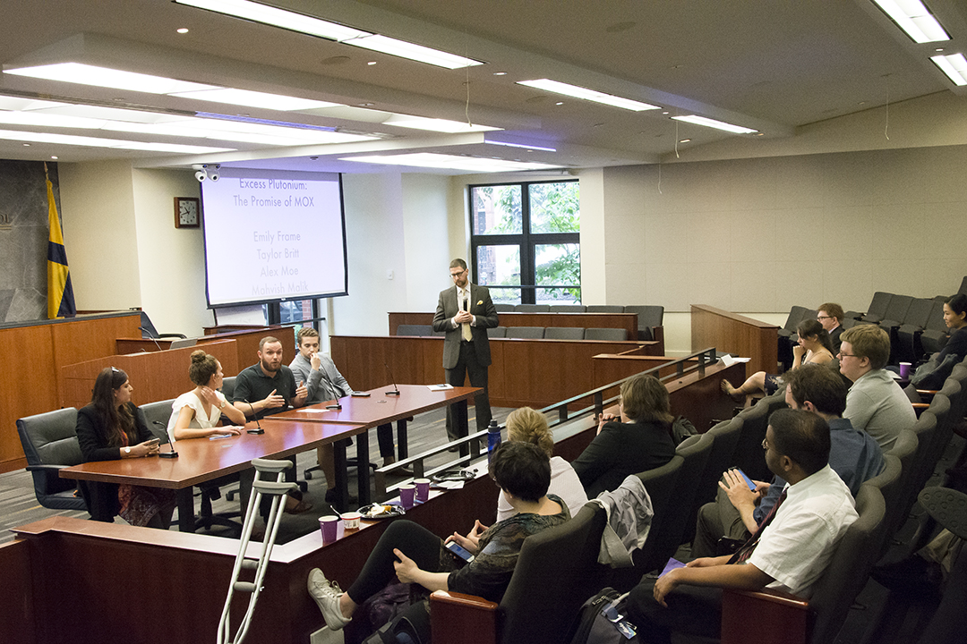 Students at GW Law.