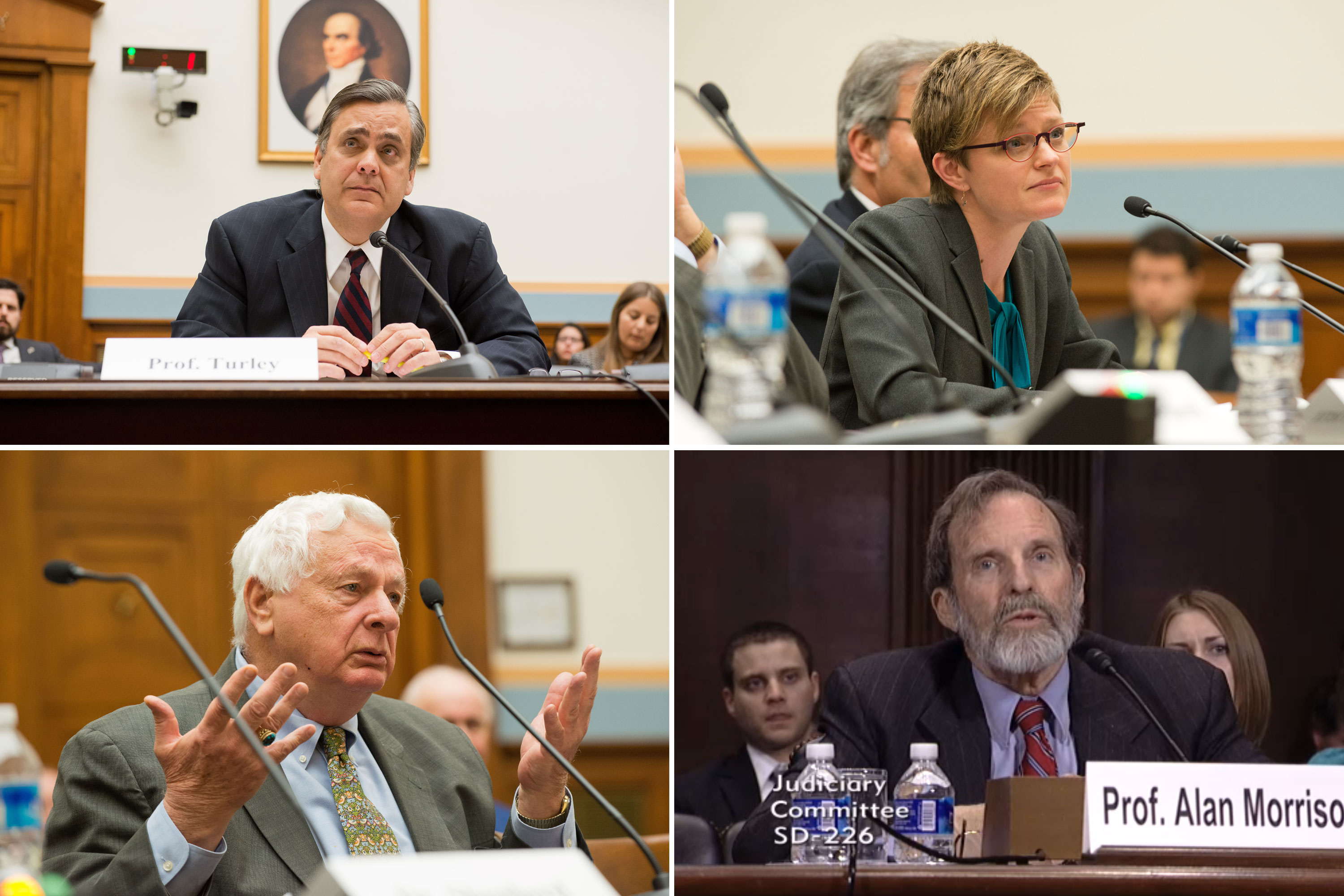 GW Law faculty and deans testify on the Hill.