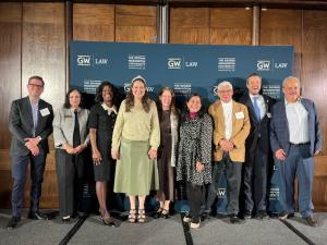 GW Law alumni pose for a photo in Mexico City