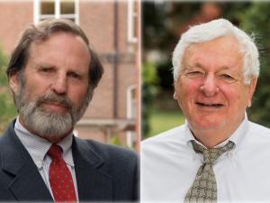 Associate Dean Alan B. Morrison and the Lyle T. Alverson Professor of Law Richard J. Pierce Jr.