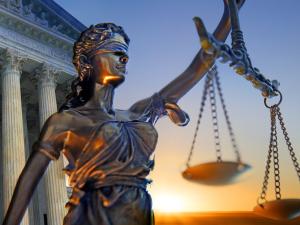 Statue of Lady Justice at US Supreme Court Building