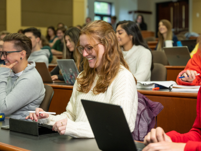 students in a classroom setting