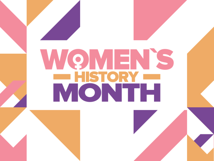 Women's History Month graphic