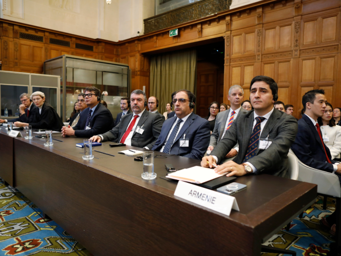 Members of the Republic of Armenia in court