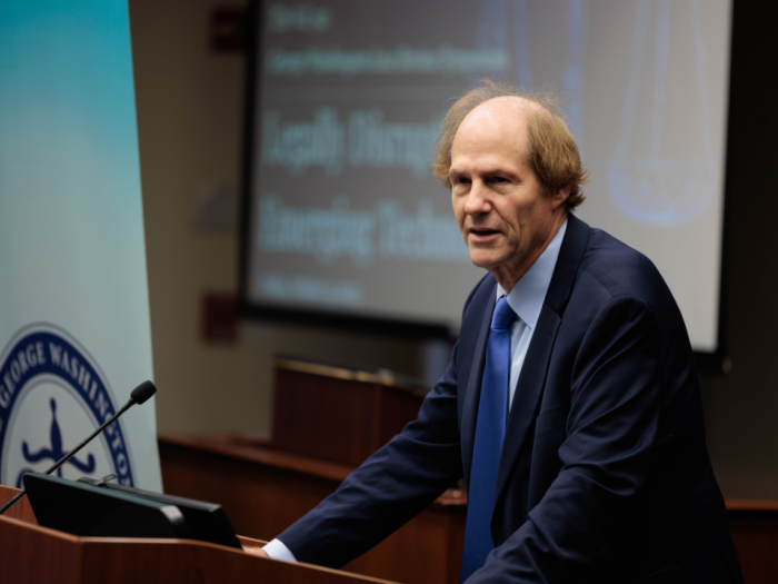 Professor Sunstein talking