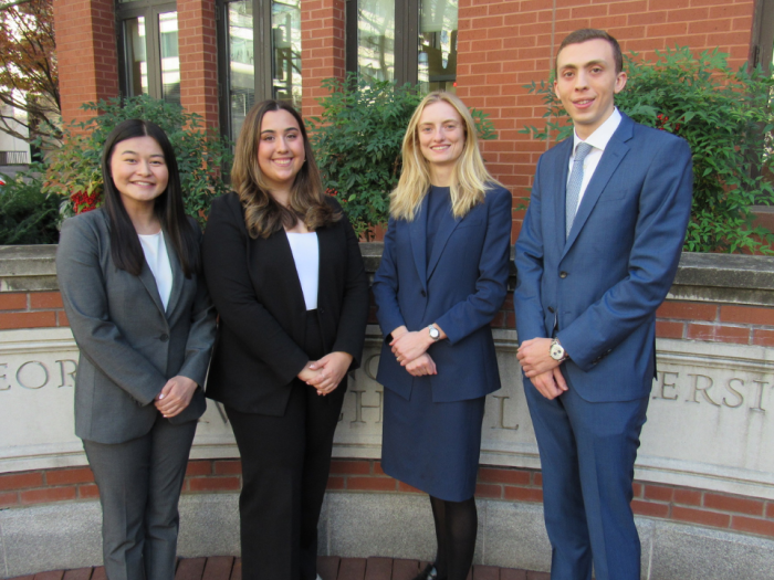 Tessa Lasser, Samantha Raggio, Angela Seeger, and Simon Poser