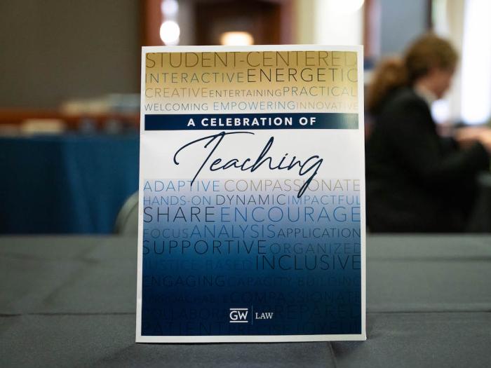 Celebration of Teaching booklet