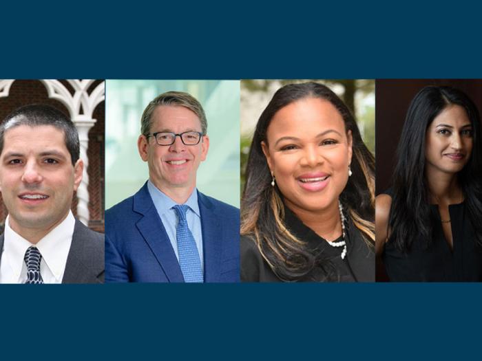 Left to right: Christopher Cotropia, Andrew Guthrie Ferguson, Kristin Johnson, Maneka Sinha