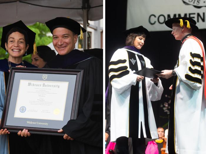 Professor Rosen and Associate Dean Schenck Receive Honorary Degrees