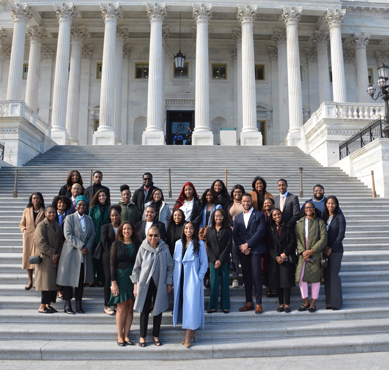 GW Law's 2023 Black Law Student Association with Rep. Eleanor Holmes-Norton