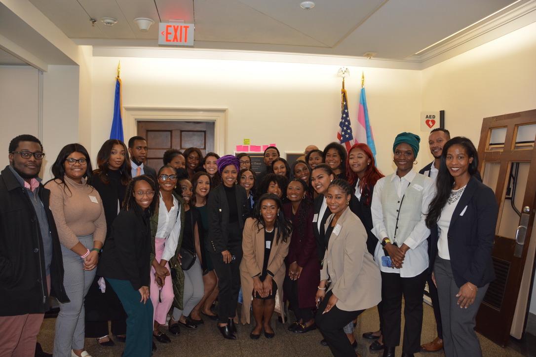 GW Law's 2023 Black Law Student Association with Rep. Ilhan Omar