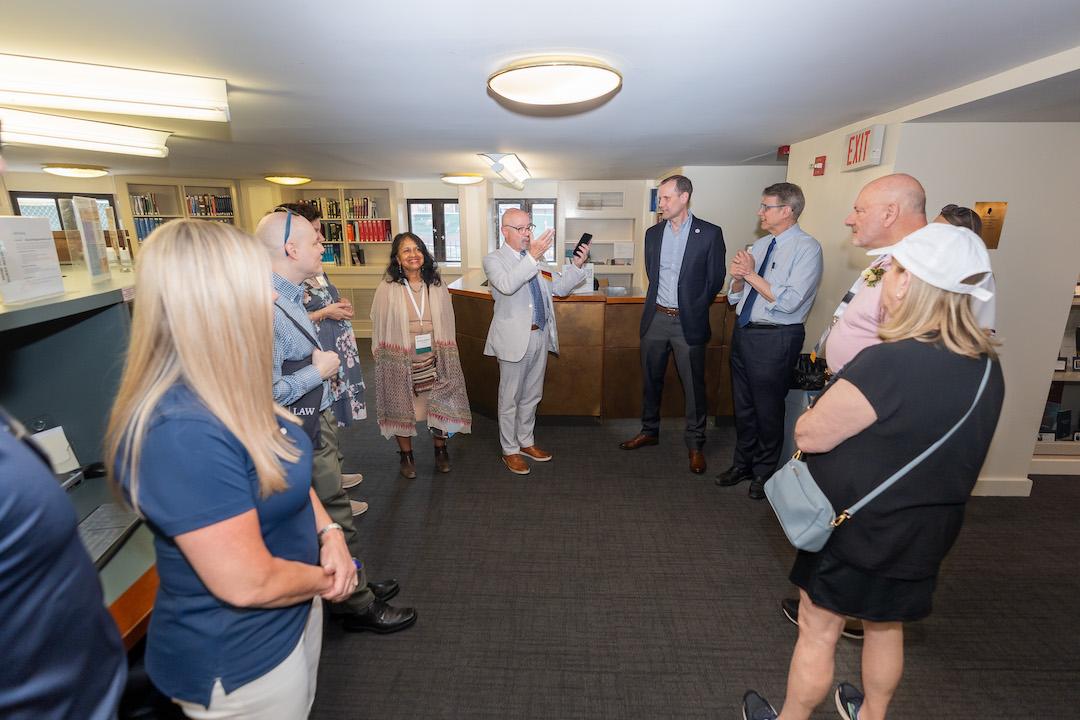 Alumni on a GW Law tour