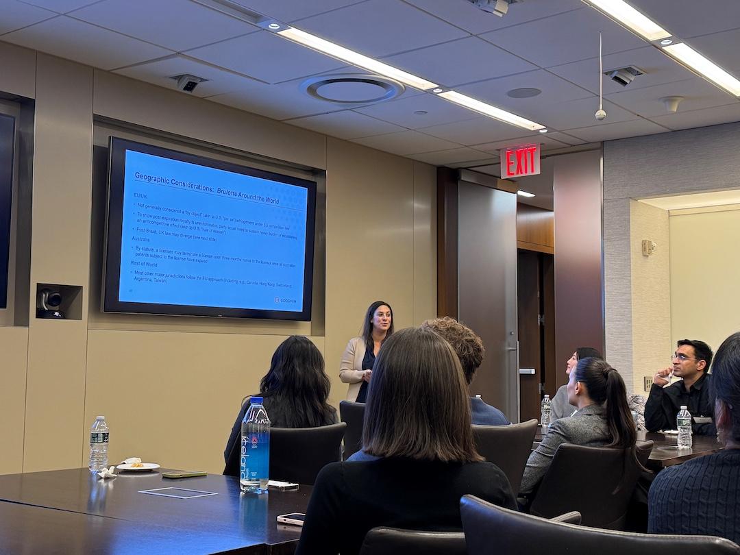 GWNY student giving a presentation to her class.
