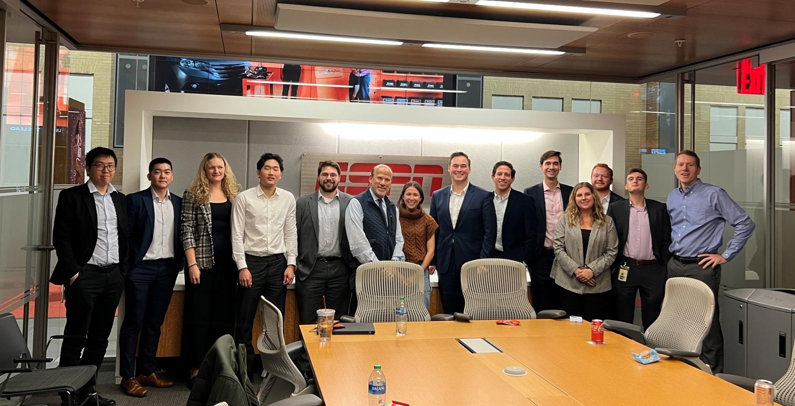 GWNY students at ESPN.