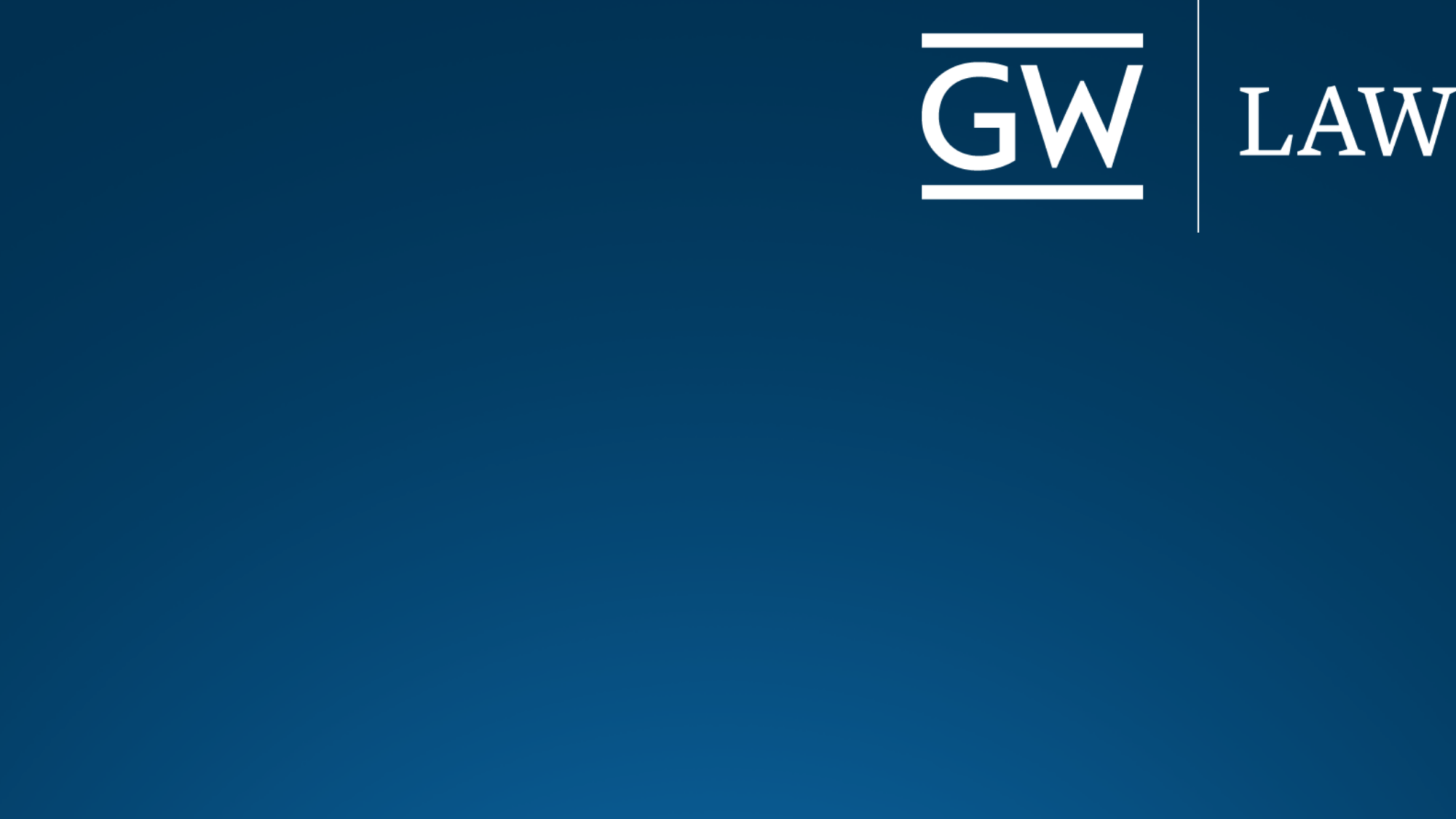 Logos & Templates GW Law The Washington University