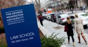 Law School street sign