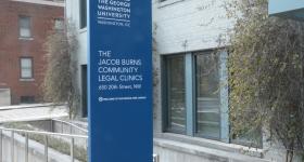 Jacob Burns Community Legal Clinics sign