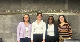 Jaylah Richie, Sidney Lee, Emma Stinson and Nana-Yaw Owusu